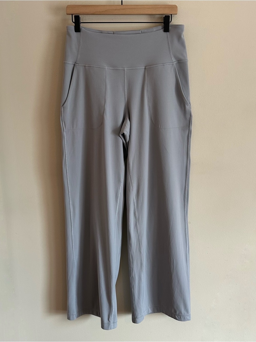 Lululemon Align High Rise Wide Leg Pants 31" Rhino Grey W5ERUS 10